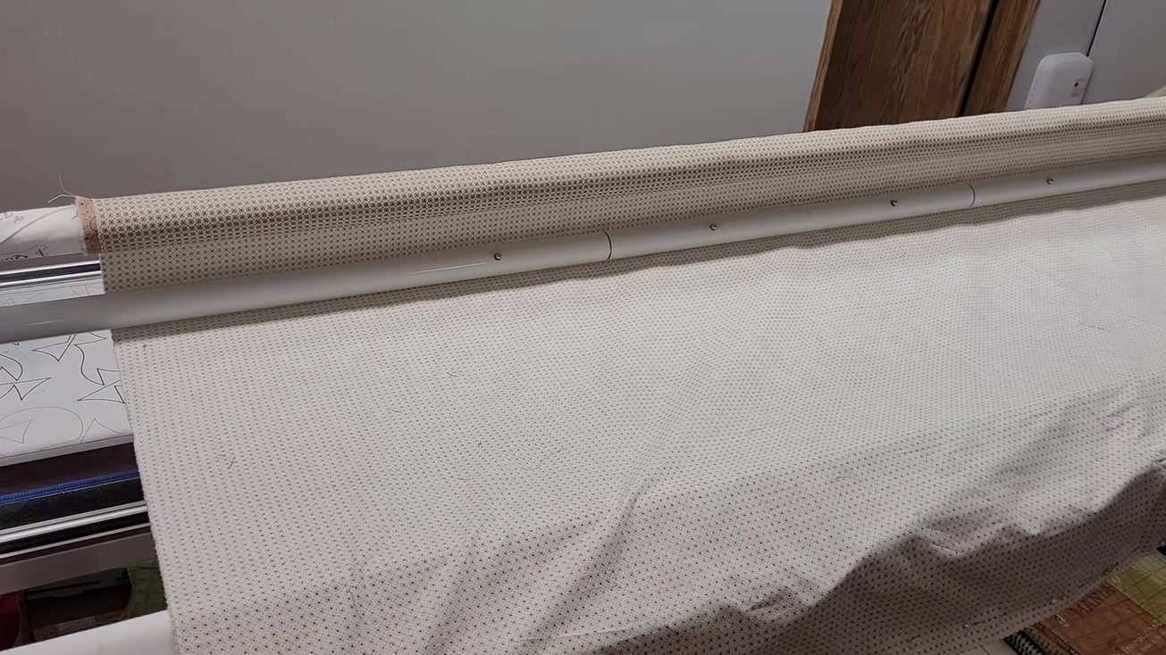 Loading the Quilt Backing